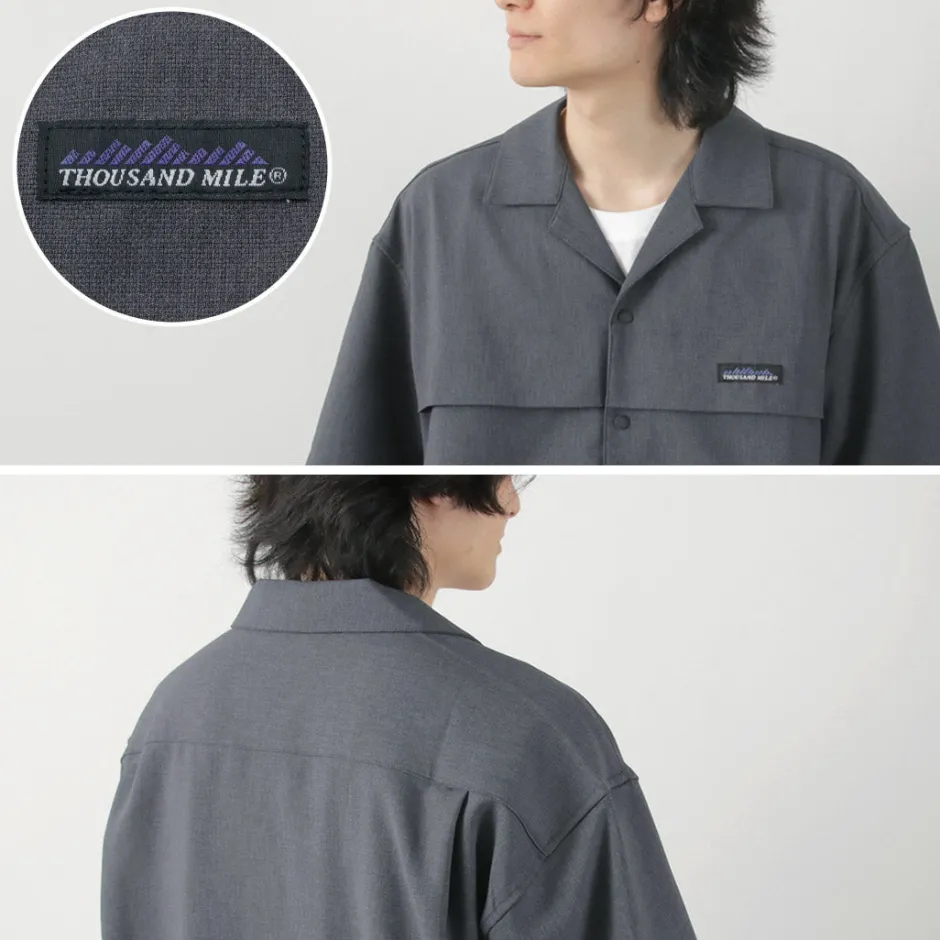 Shirts^THOUSAND MILE / Short Sleeve Open Collar Shirt