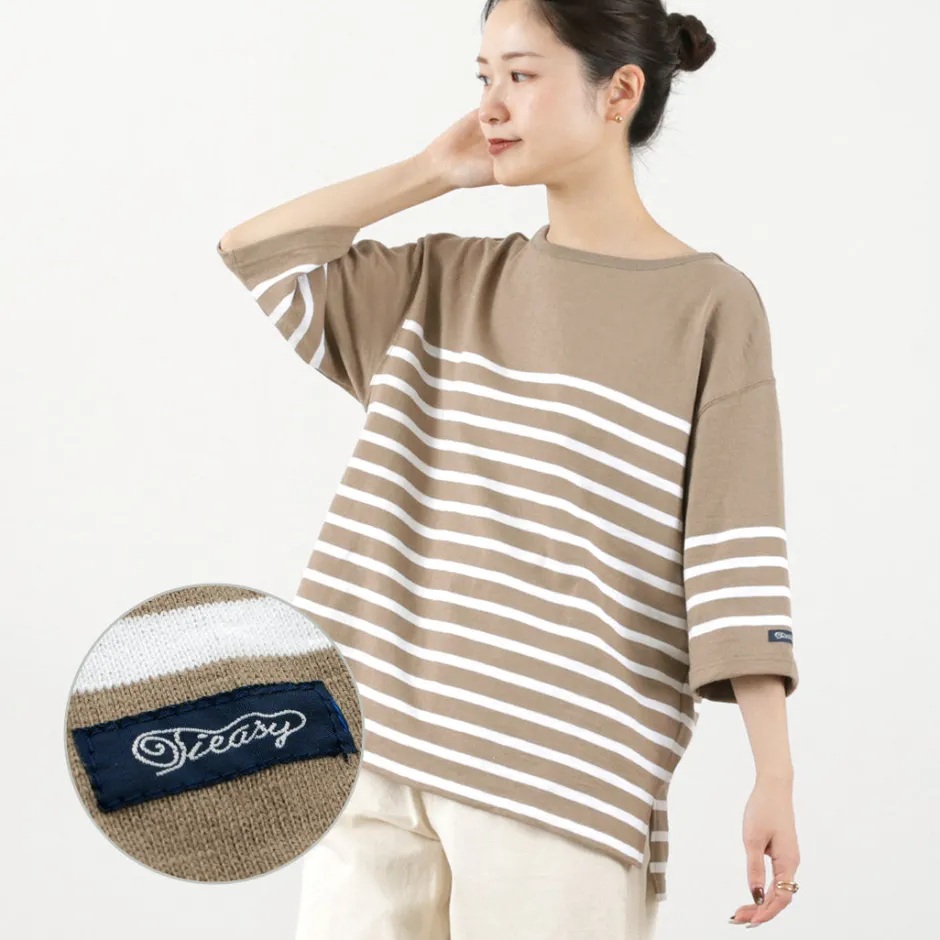 T-Shirts^TIEASY / HDCS Big Katanuki Boat Neck T-Shirt