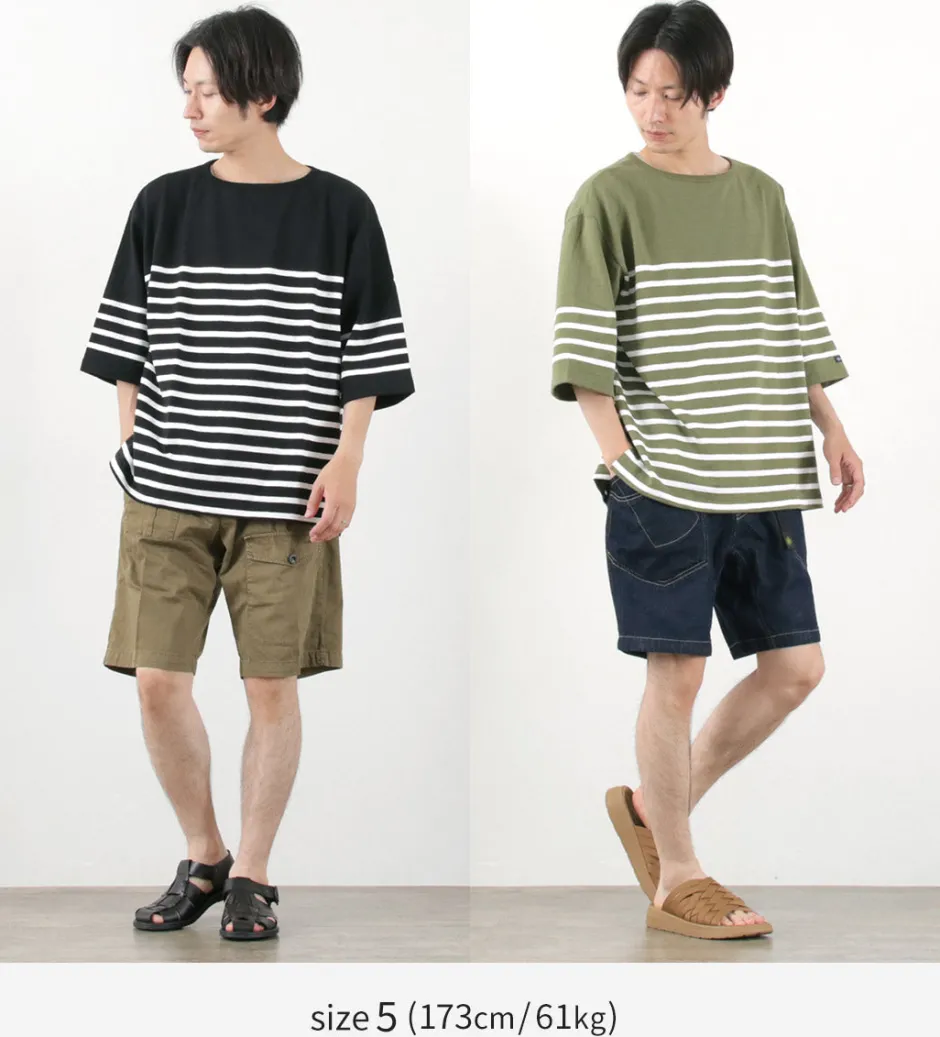 T-Shirts^TIEASY / HDCS Big Katanuki Boat Neck T-Shirt