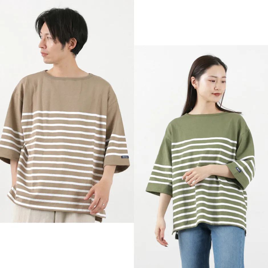 T-Shirts^TIEASY / HDCS Big Katanuki Boat Neck T-Shirt