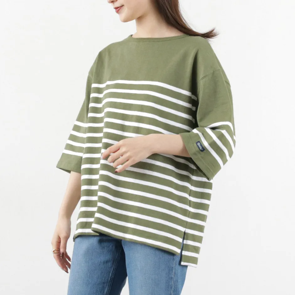 T-Shirts^TIEASY / HDCS Big Katanuki Boat Neck T-Shirt