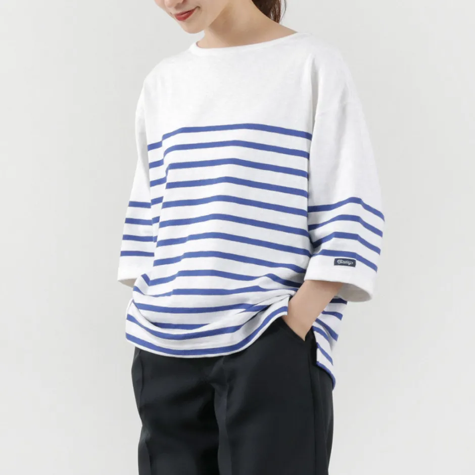 T-Shirts^TIEASY / HDCS Big Katanuki Boat Neck T-Shirt