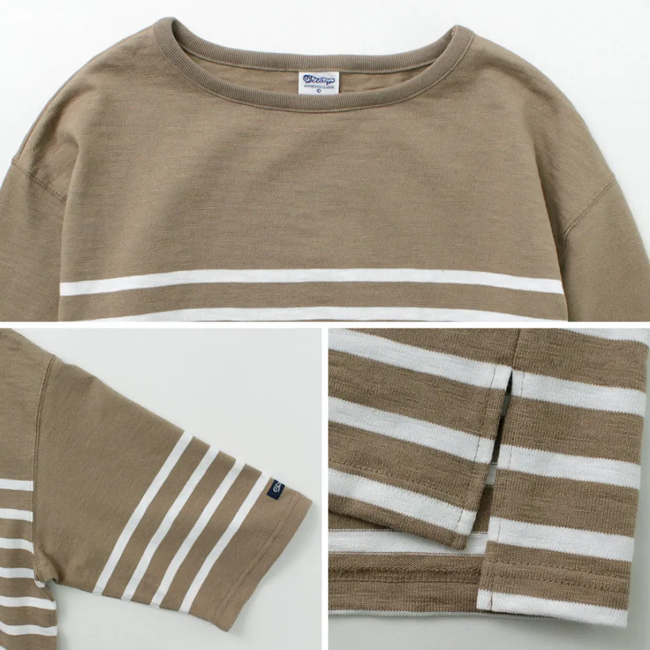 T-Shirts^TIEASY / HDCS Big Katanuki Boat Neck T-Shirt