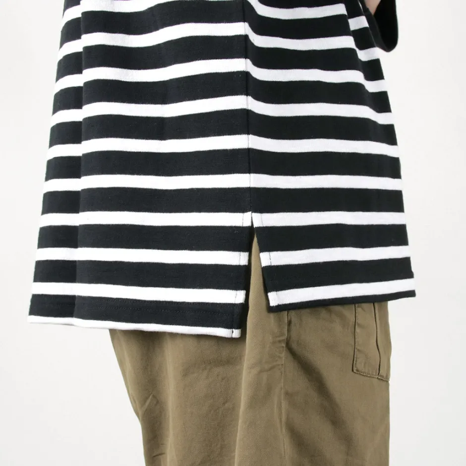 T-Shirts^TIEASY / HDCS Big Katanuki Boat Neck T-Shirt