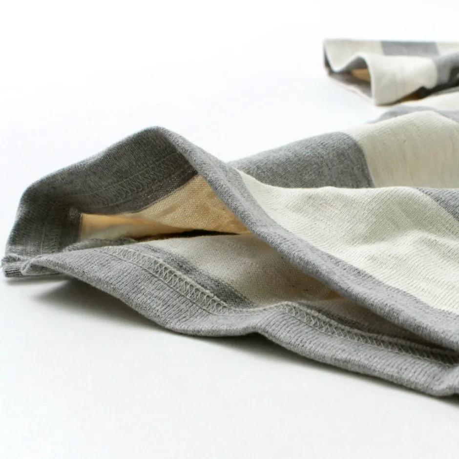 T-Shirts^TIEASY / HDCS Boat neck S/S wide stripe basque shirt