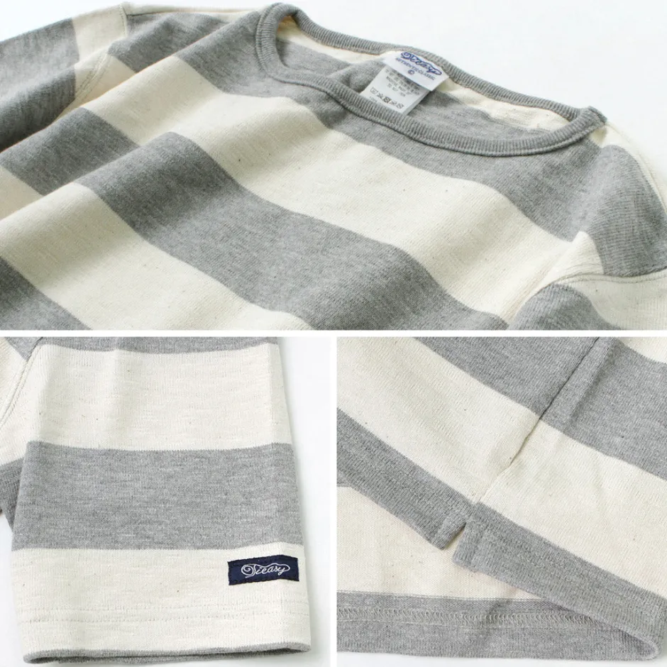 T-Shirts^TIEASY / HDCS Boat neck S/S wide stripe basque shirt