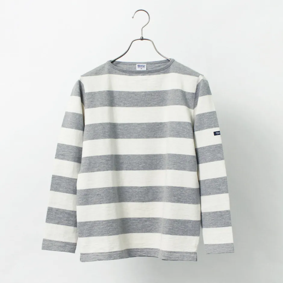 T-Shirts^TIEASY / HDCS Boat neck wide stripe basque shirt