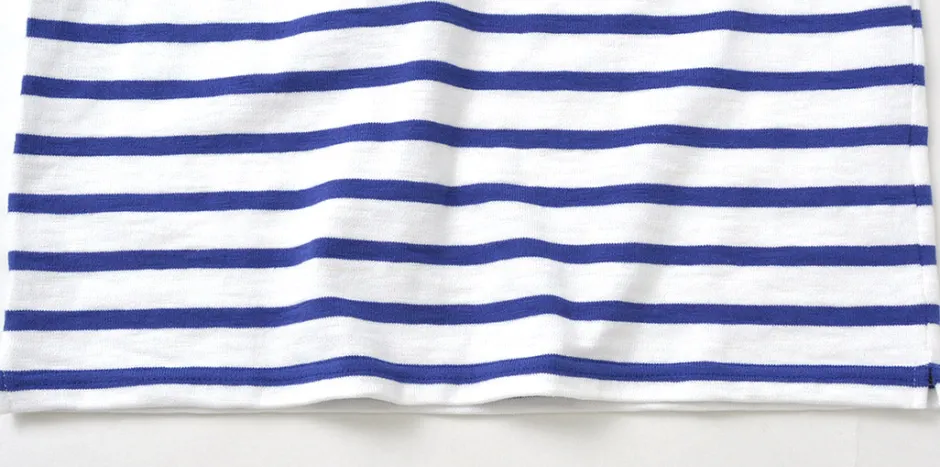 T-Shirts^TIEASY / HDCS Katanuki striped basque shirt