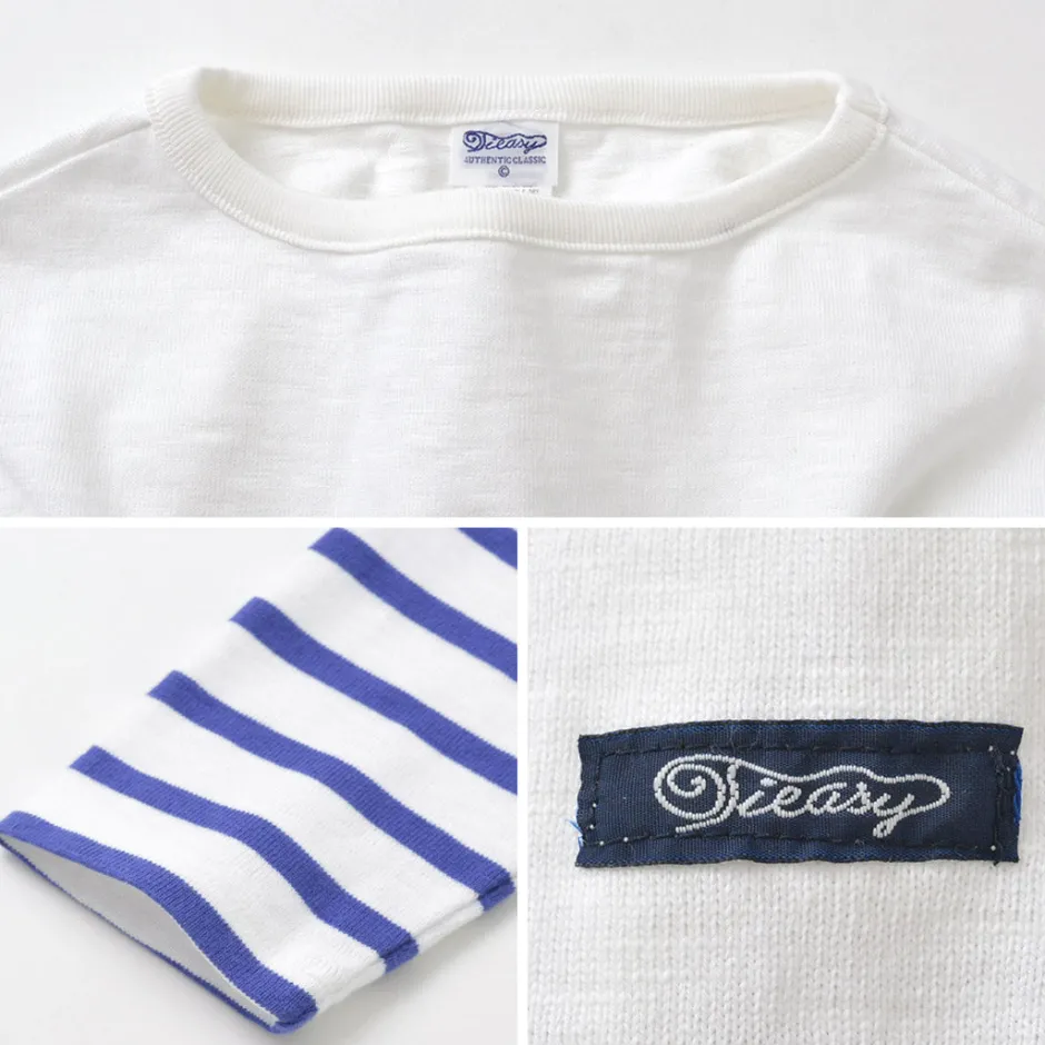 T-Shirts^TIEASY / HDCS Katanuki striped basque shirt