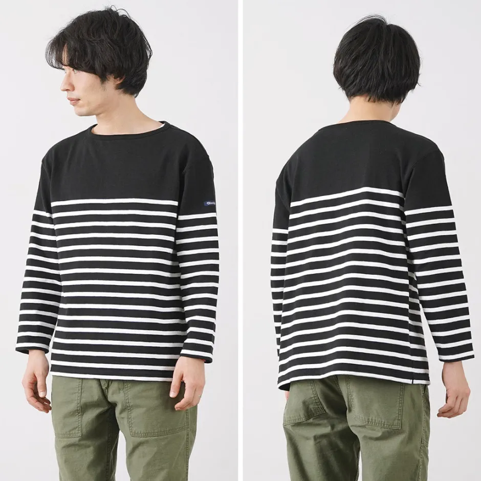 T-Shirts^TIEASY / HDCS Katanuki striped basque shirt