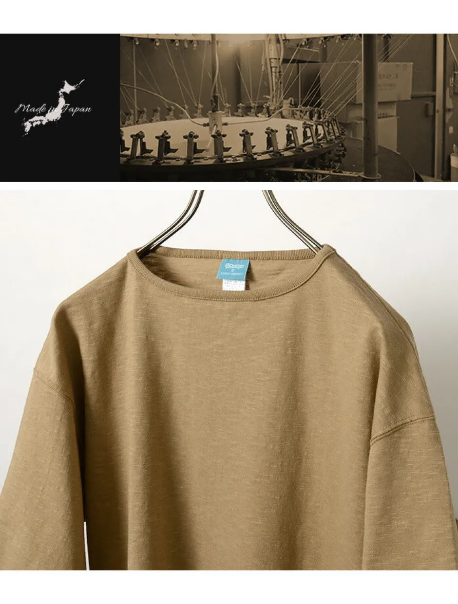 T-Shirts^TIEASY / TE001SS HDCS Light Big Boat Neck T-Shirt