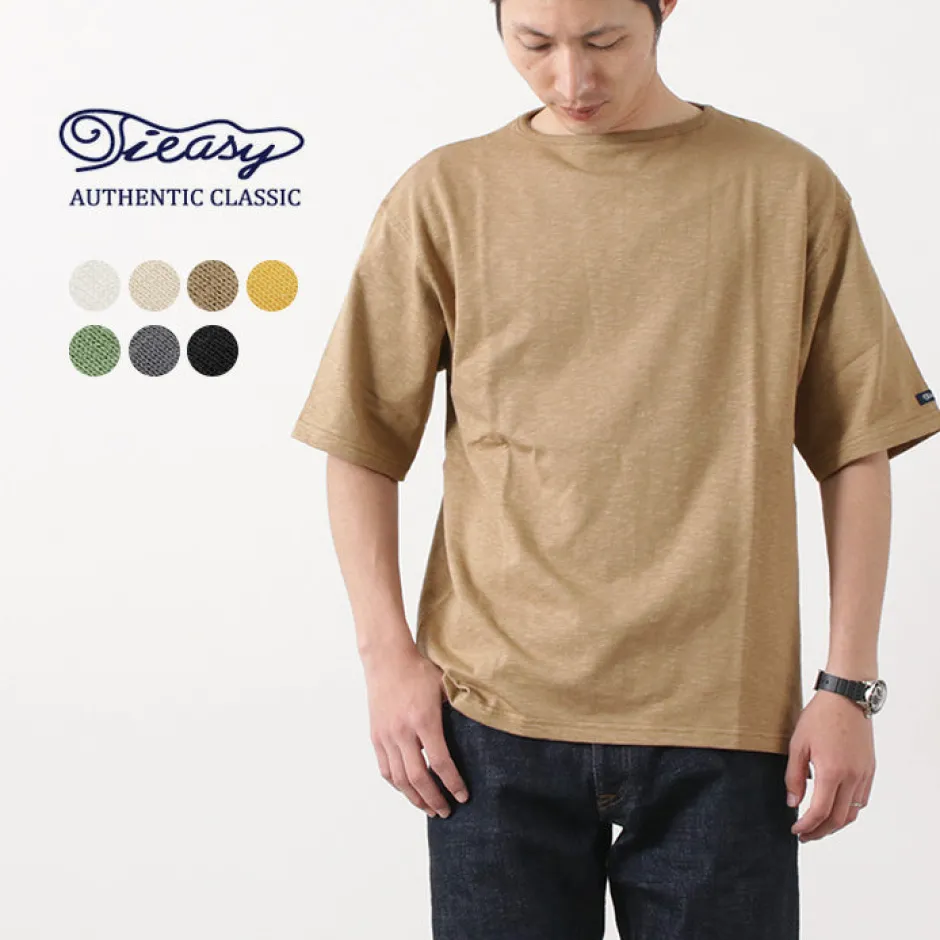 T-Shirts^TIEASY / TE001SS HDCS Light Big Boat Neck T-Shirt