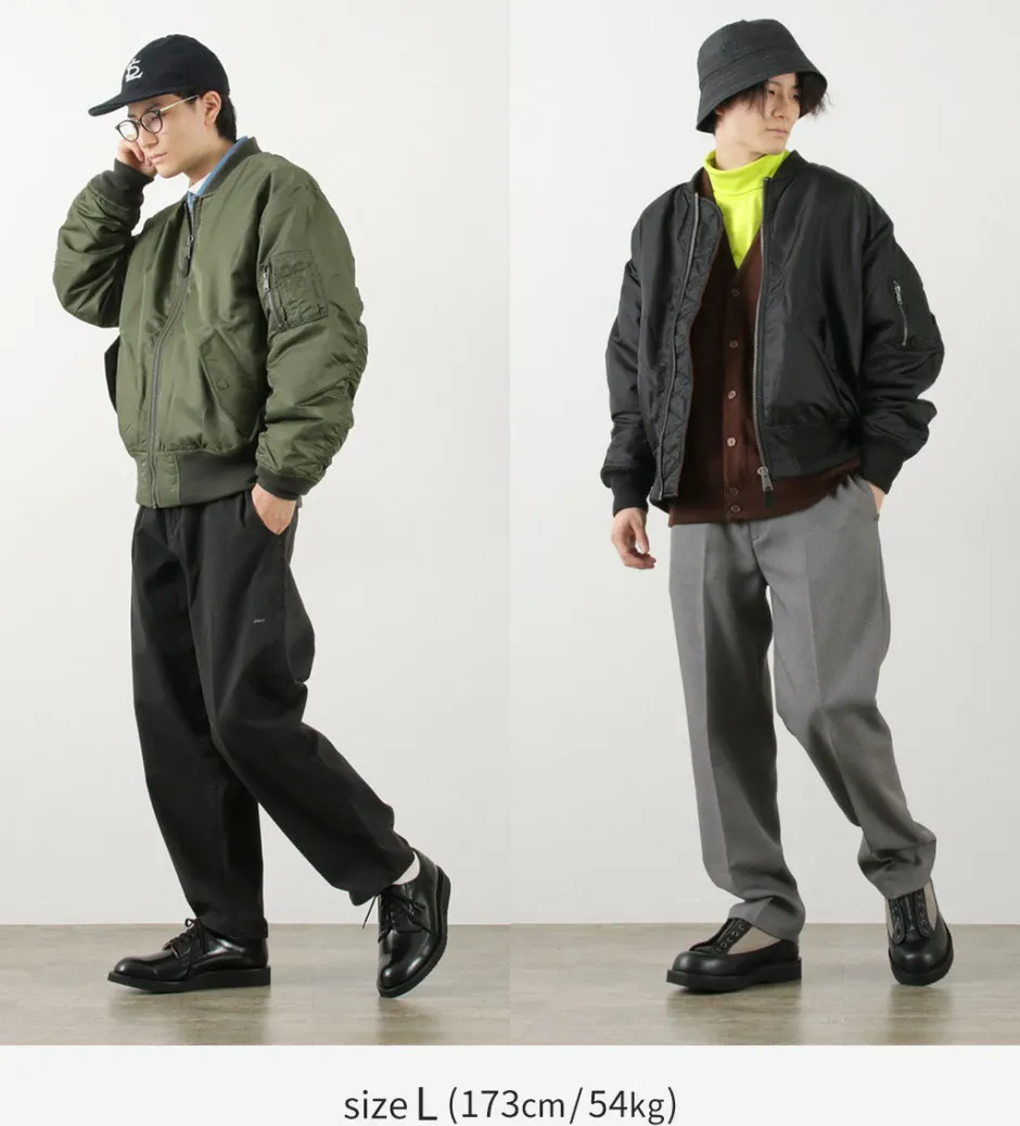 Jackets^TOP KHAKI / MA-1 Nylon Flight Jacket