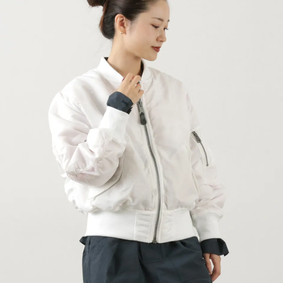 Jackets^TOP KHAKI / MA-1 Nylon Flight Jacket