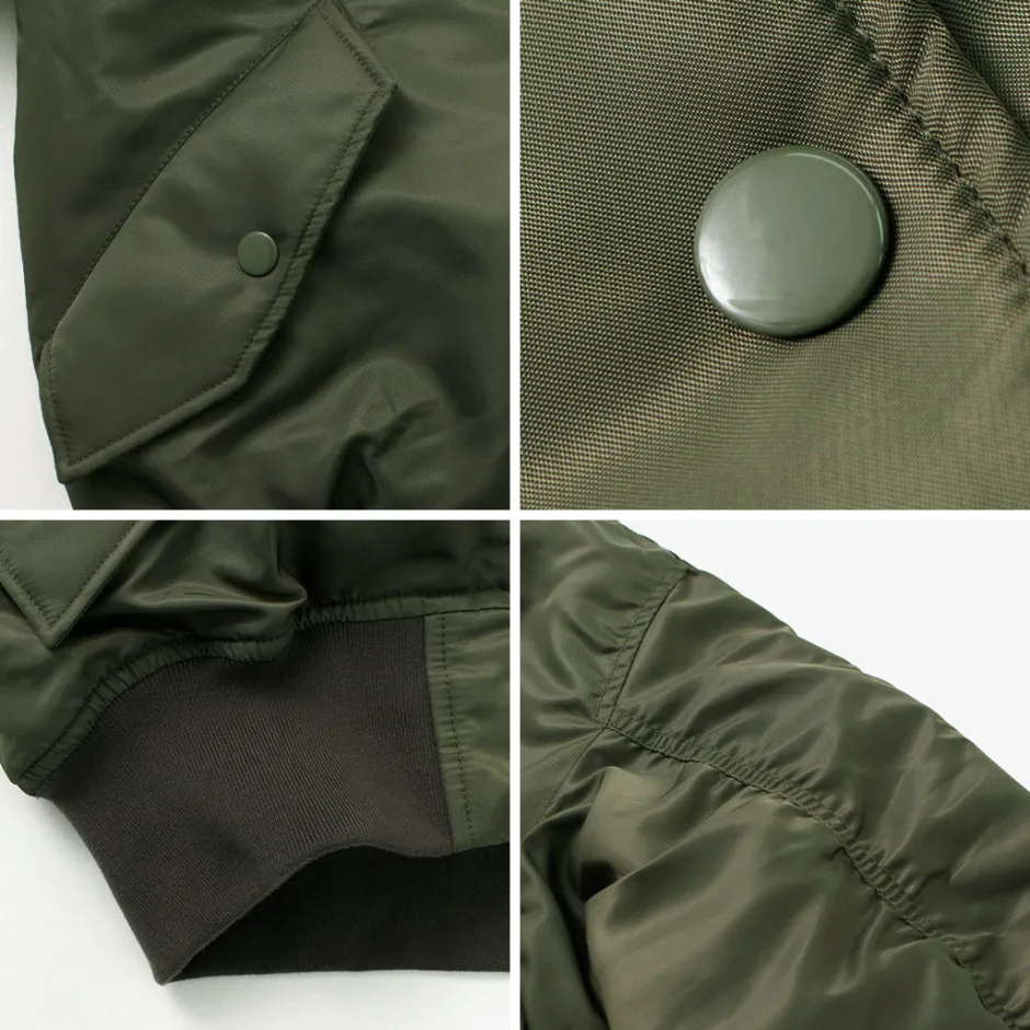 Jackets^TOP KHAKI / MA-1 Nylon Flight Jacket