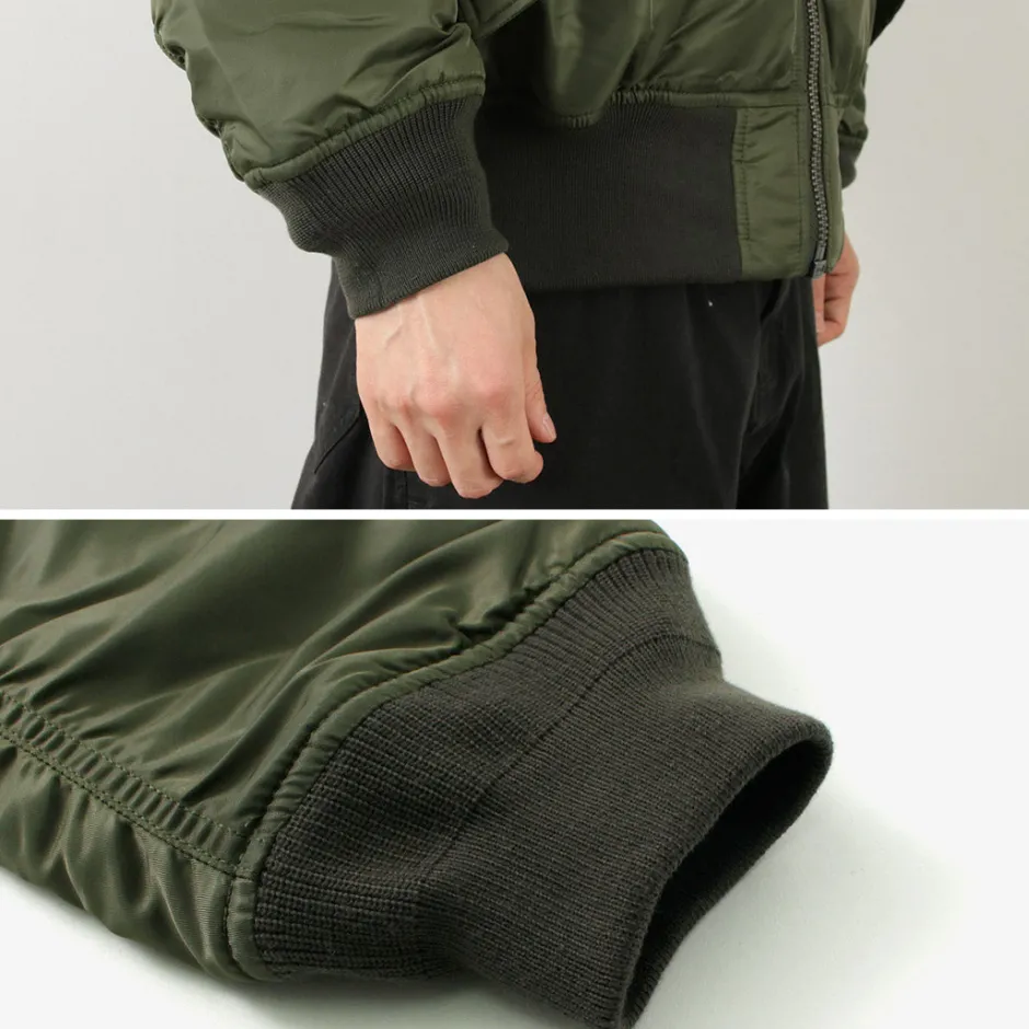 Jackets^TOP KHAKI / MA-1 Nylon Flight Jacket