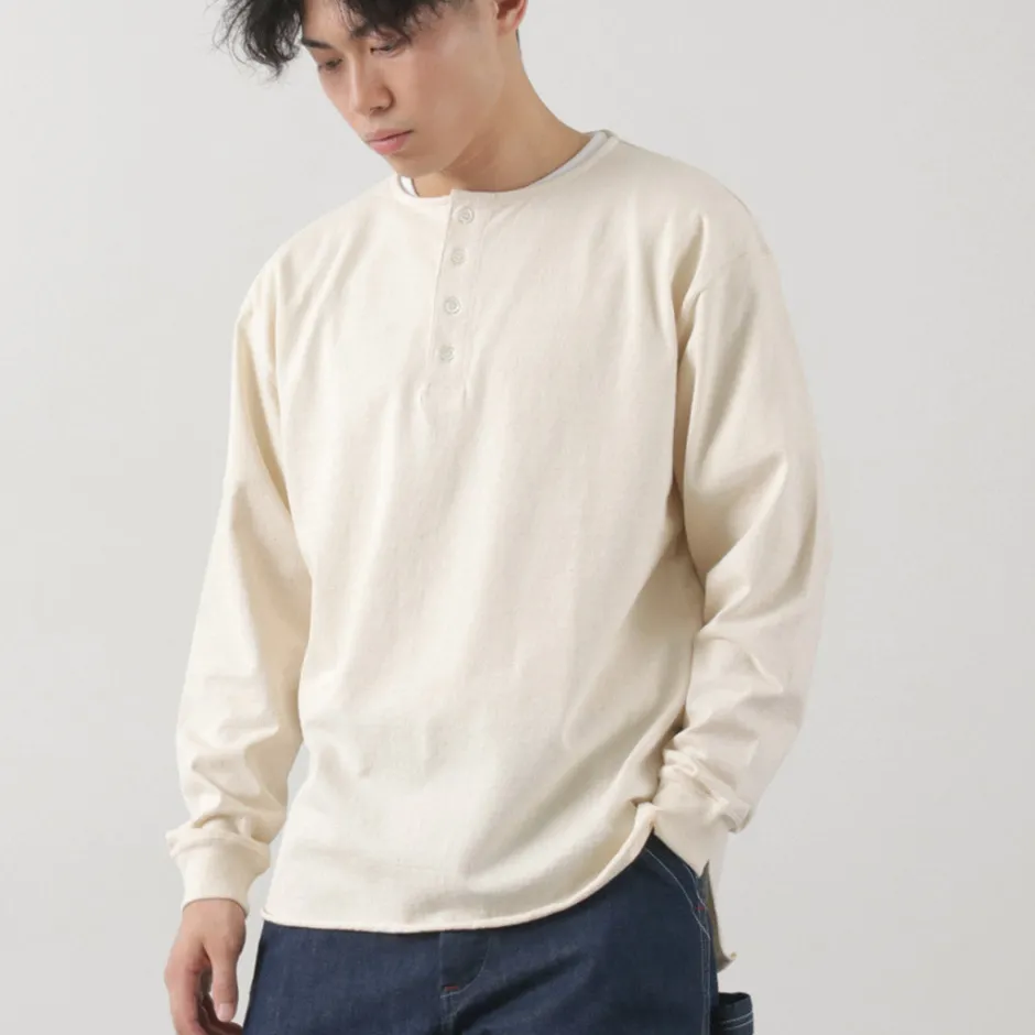 T-Shirts^TOWN TOPIC / Ankle Henley L/S Tee