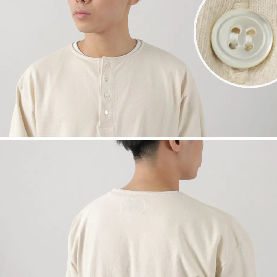 T-Shirts^TOWN TOPIC / Ankle Henley L/S Tee