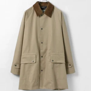 Coats^TRADITIONAL WEATHERWEAR / High Density Fabric Corduroy Collar Coat