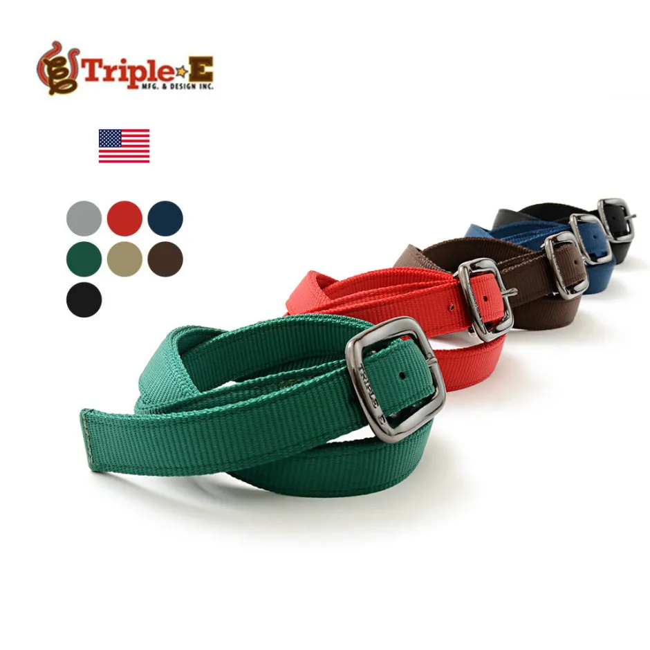Belts^TRIPLE E / PLAIN NYLON WEB BELT