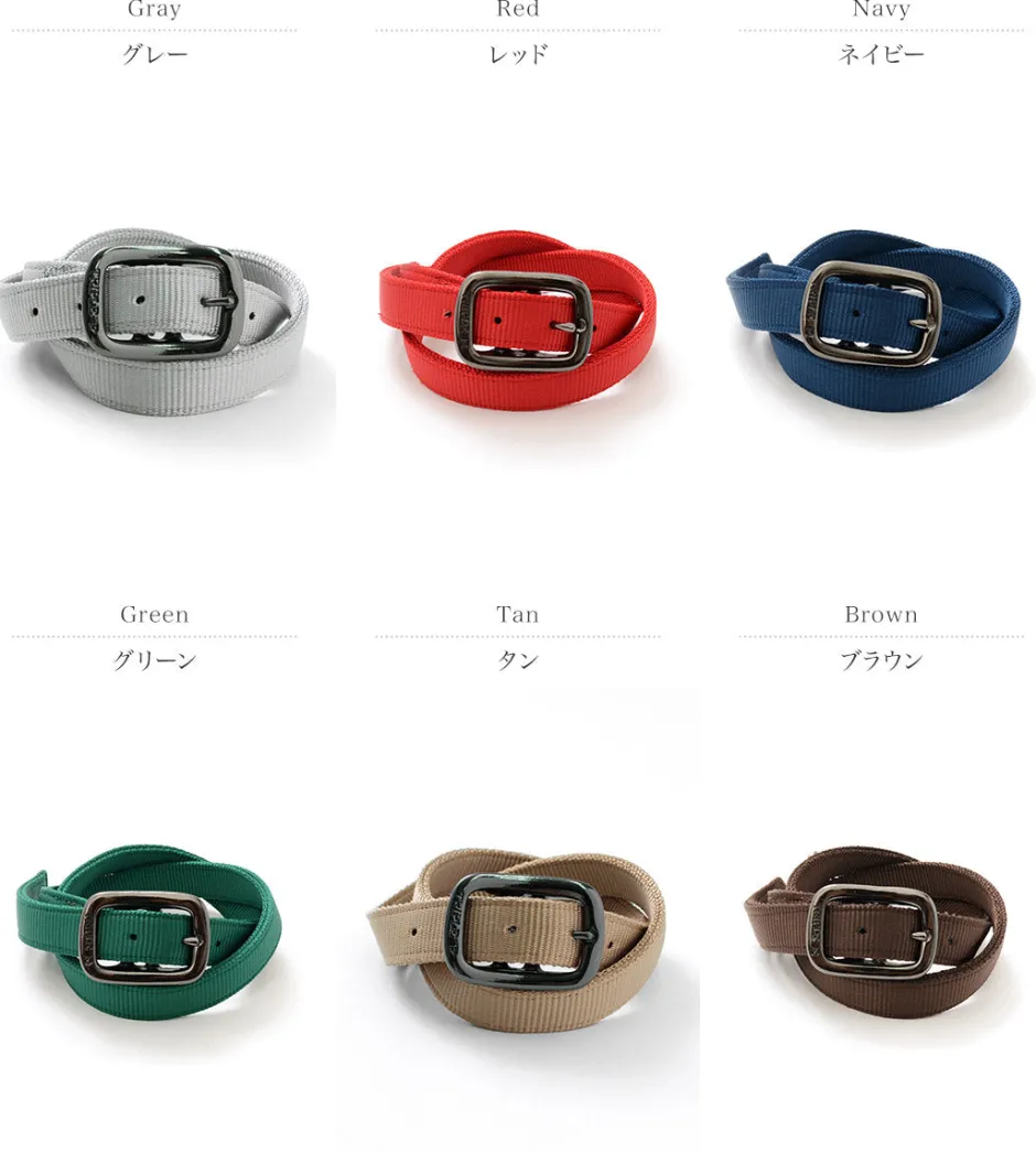 Belts^TRIPLE E / PLAIN NYLON WEB BELT