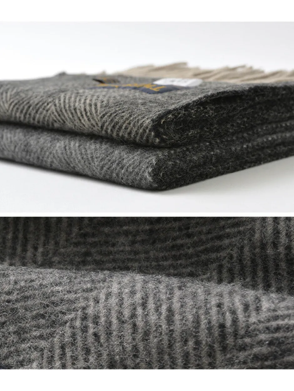 Scarfs^TWEED MILL / Lamb Wool Scarf Herringbone
