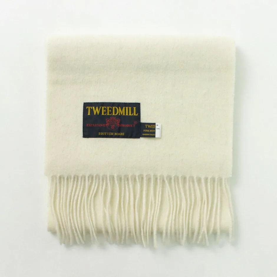 Scarfs^TWEED MILL / Lamb Wool Scarf Solid