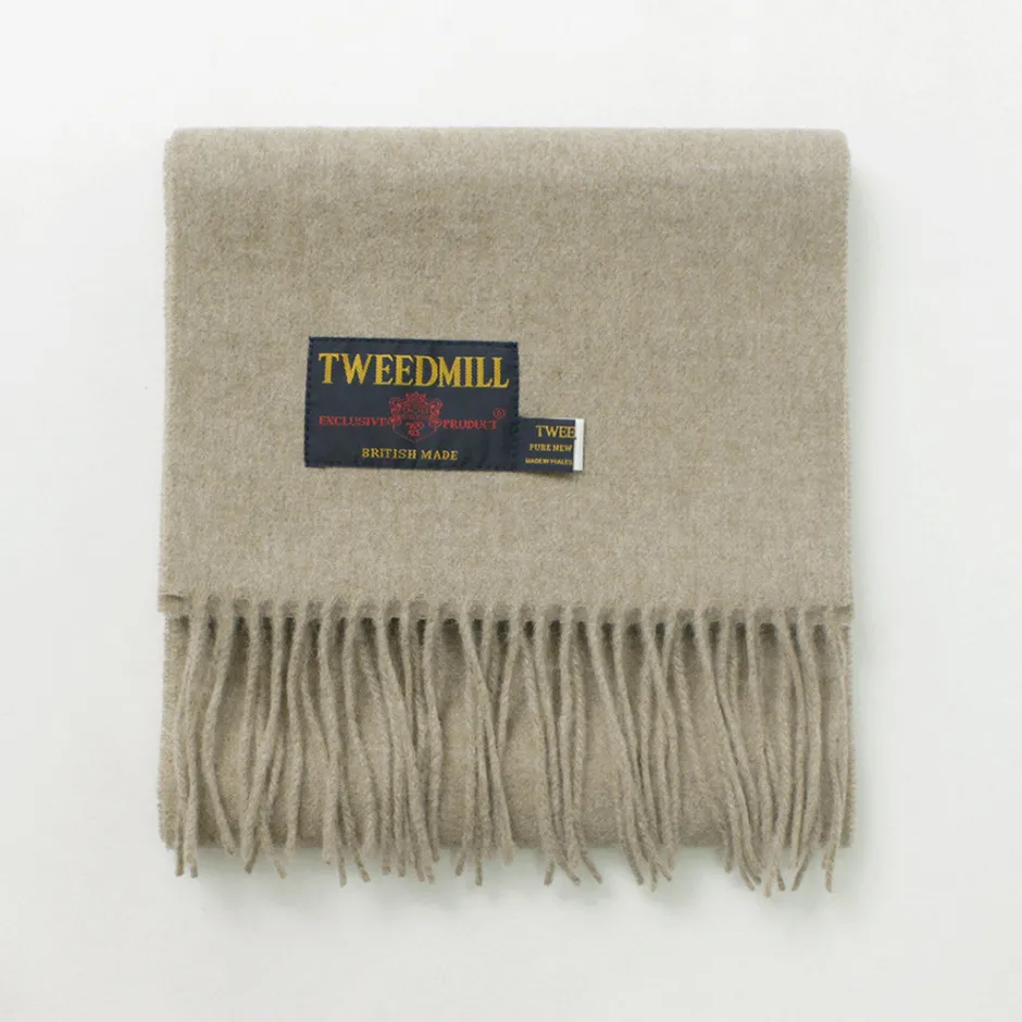 Scarfs^TWEED MILL / Lamb Wool Scarf Solid