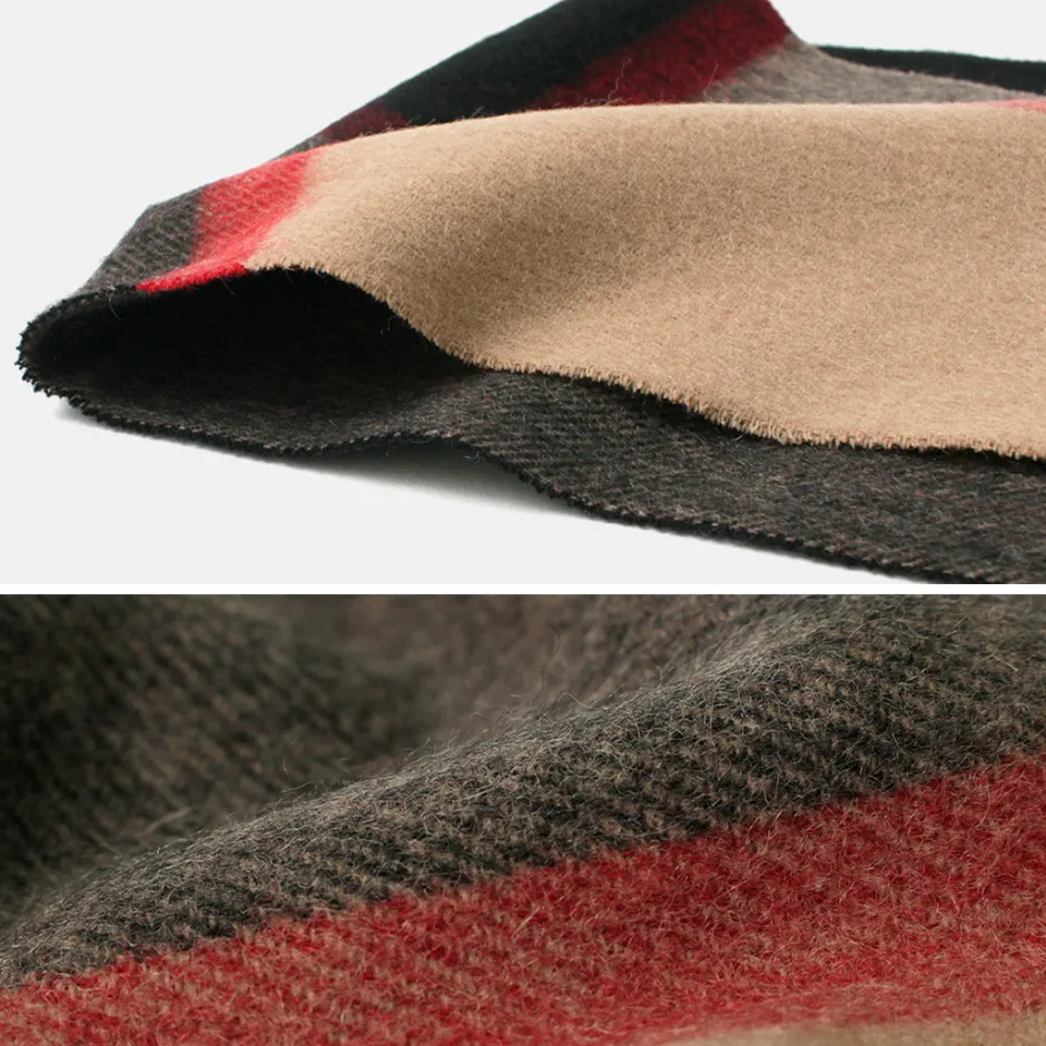 Scarfs^TWEED MILL / Lambs Wool Plaid Scarf