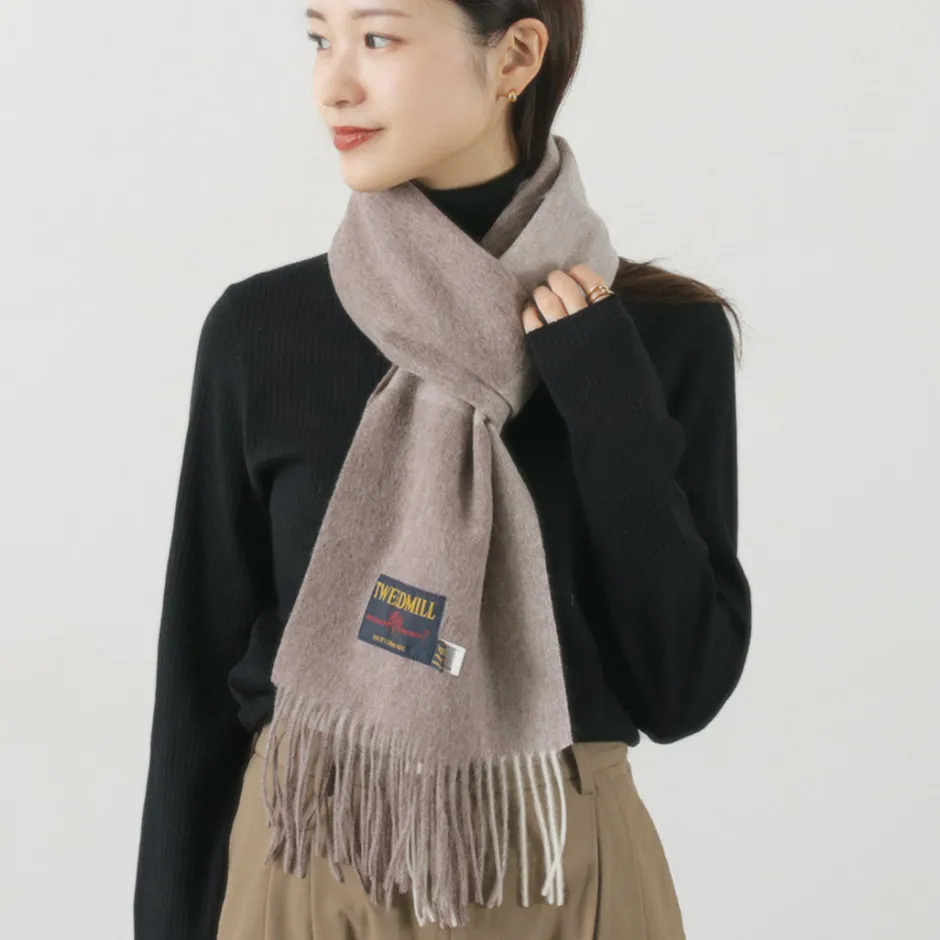 Scarfs^TWEED MILL / Lambs Wool Plaid Scarf