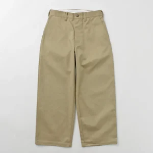 Work Pants & Chinos^UNIVERSAL OVERALL / Heritage T/C Volume Trousers STONE CARVERE
