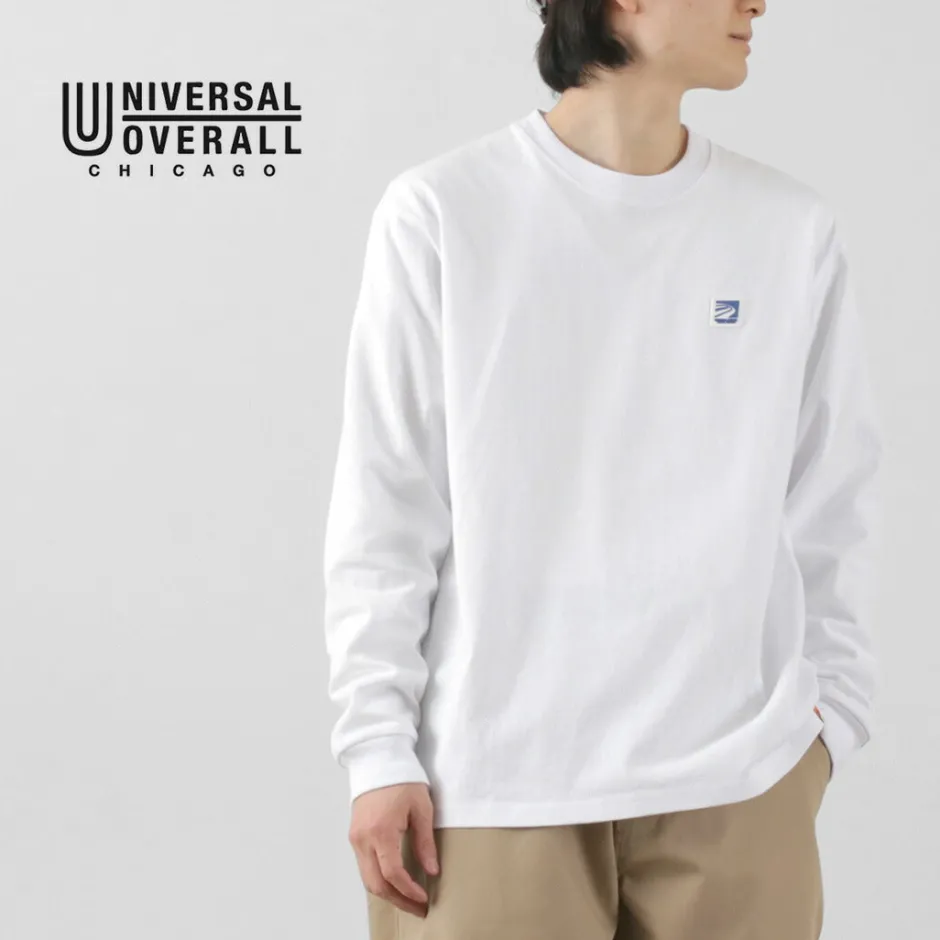 T-Shirts^UNIVERSAL OVERALL / Postman Logo Long Sleeve Tee white