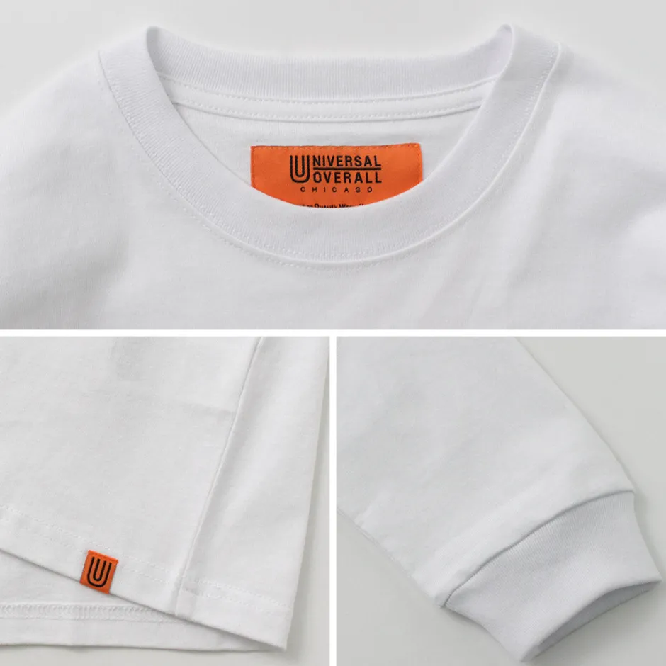 T-Shirts^UNIVERSAL OVERALL / Postman Logo Long Sleeve Tee white