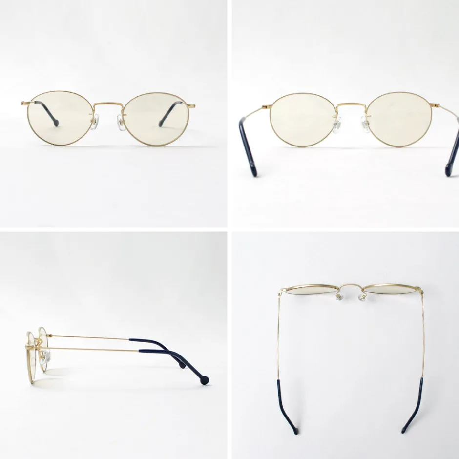 Other Goods^VERYNERD / Cyan Metal Frame Boston Matte Gold