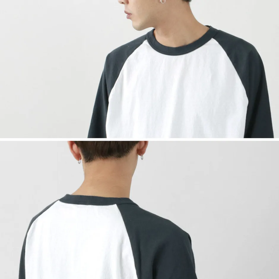 T-Shirts^WALLA WALLA SPORT / 7/10 Sleeve 2 Tone Baseball T-Shirt