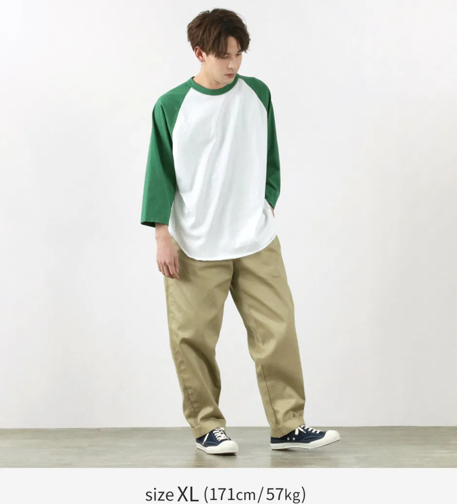 T-Shirts^WALLA WALLA SPORT / 7/10 Sleeve 2 Tone Baseball T-Shirt