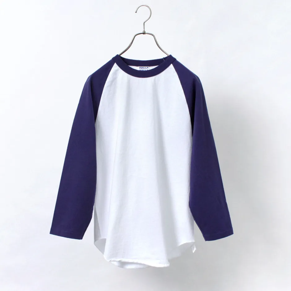 T-Shirts^WALLA WALLA SPORT / 7/10 Sleeve 2 Tone Baseball T-Shirt