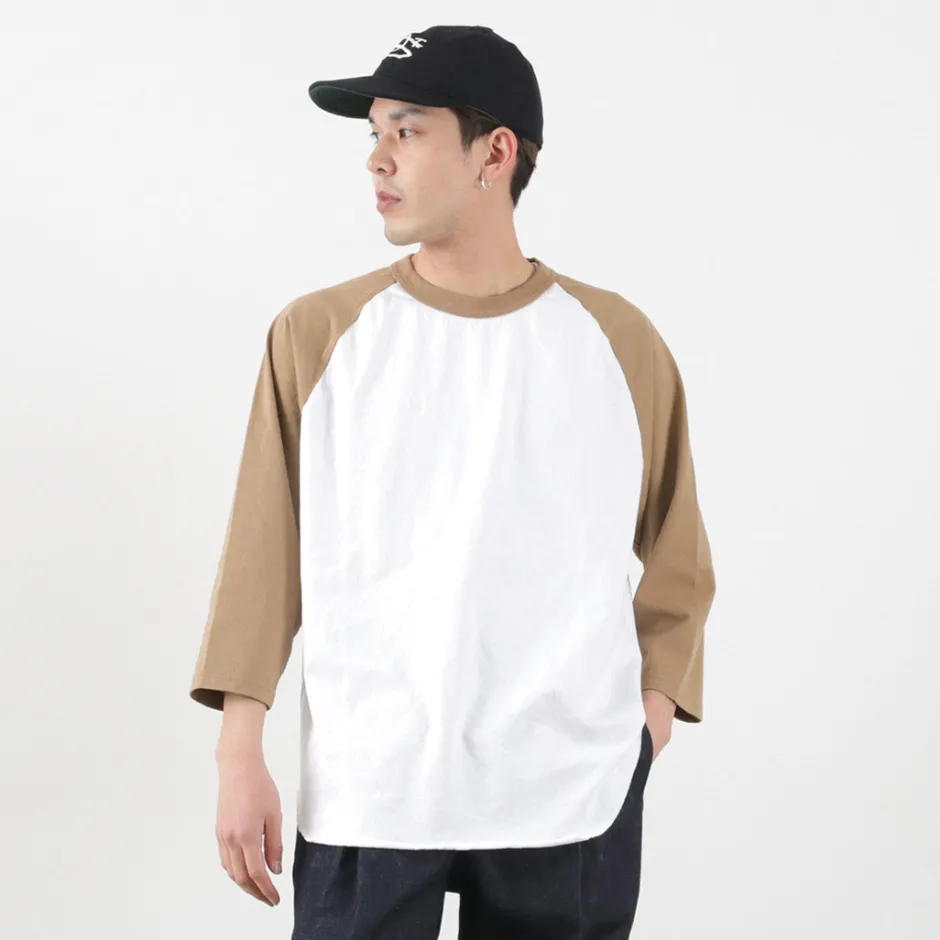 T-Shirts^WALLA WALLA SPORT / 7/10 Sleeve 2 Tone Baseball T-Shirt