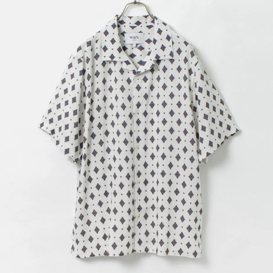 Shirts^WAX LONDON / Didcot Short Sleeve Shirt Ditsy Tile