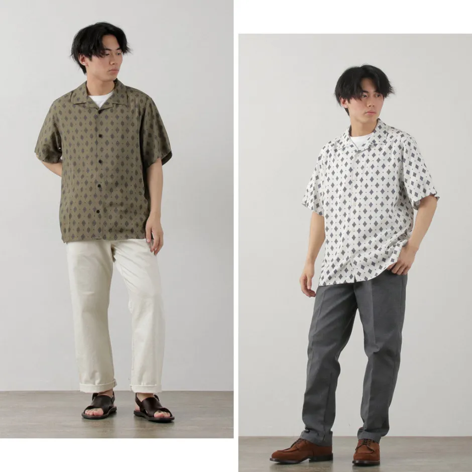Shirts^WAX LONDON / Didcot Short Sleeve Shirt Ditsy Tile