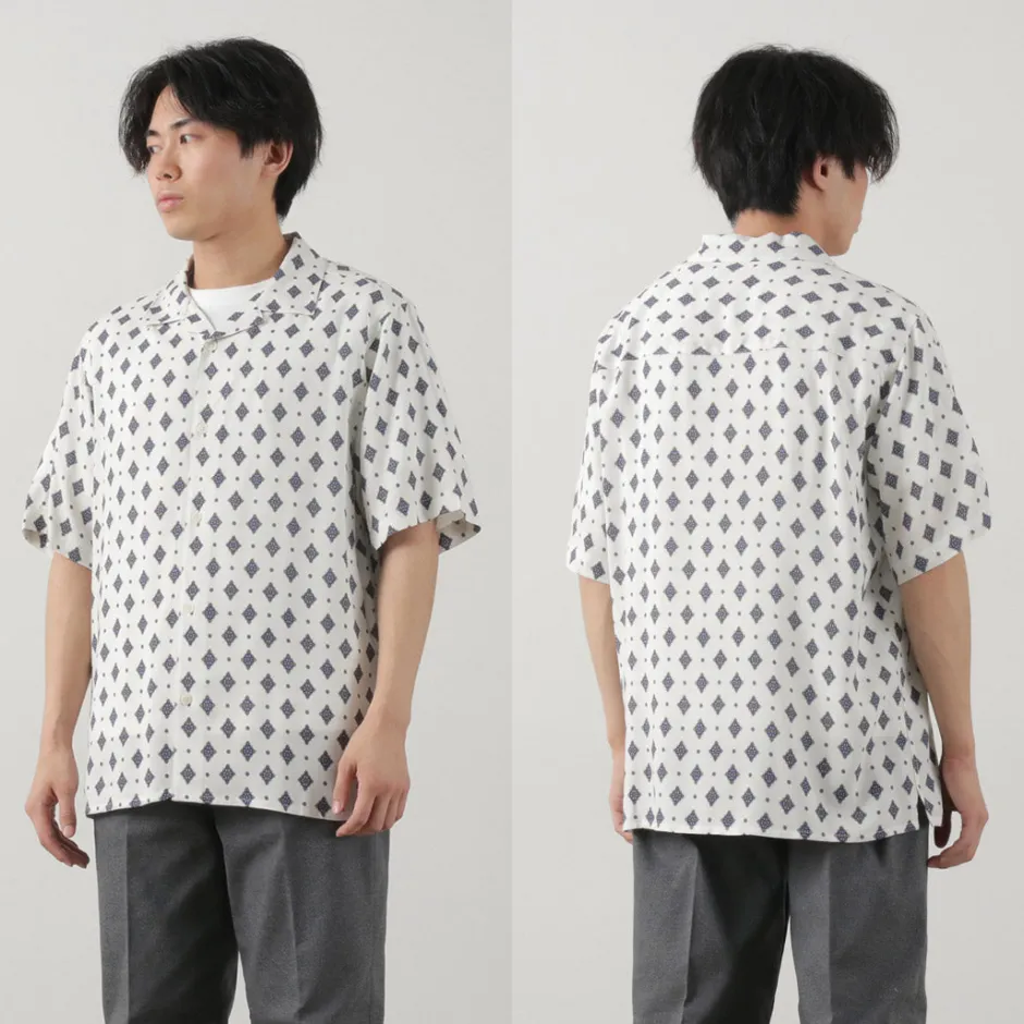 Shirts^WAX LONDON / Didcot Short Sleeve Shirt Ditsy Tile