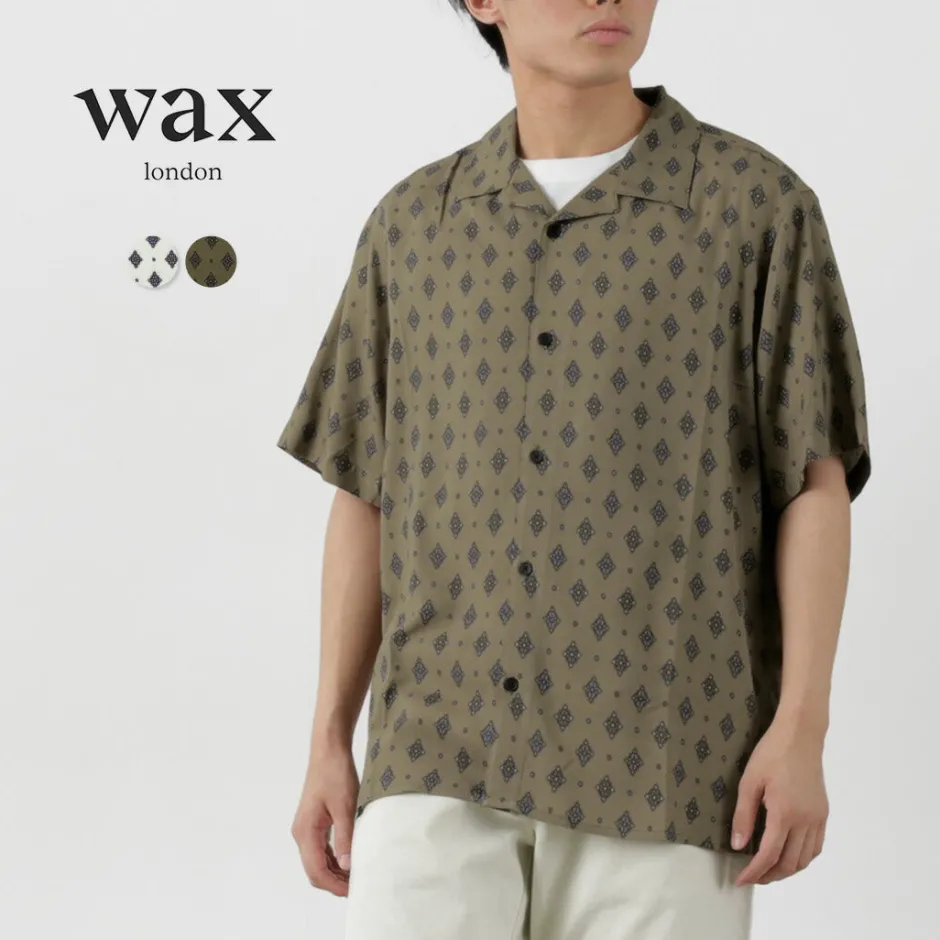 Shirts^WAX LONDON / Didcot Short Sleeve Shirt Ditsy Tile