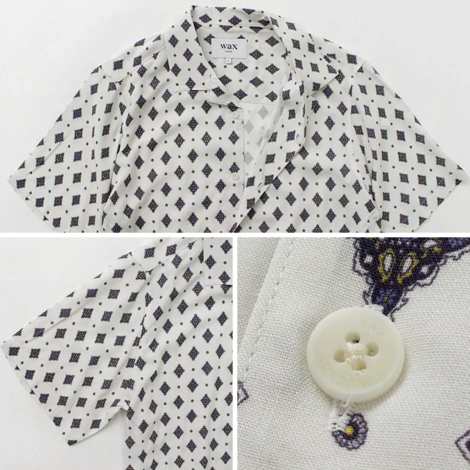 Shirts^WAX LONDON / Didcot Short Sleeve Shirt Ditsy Tile