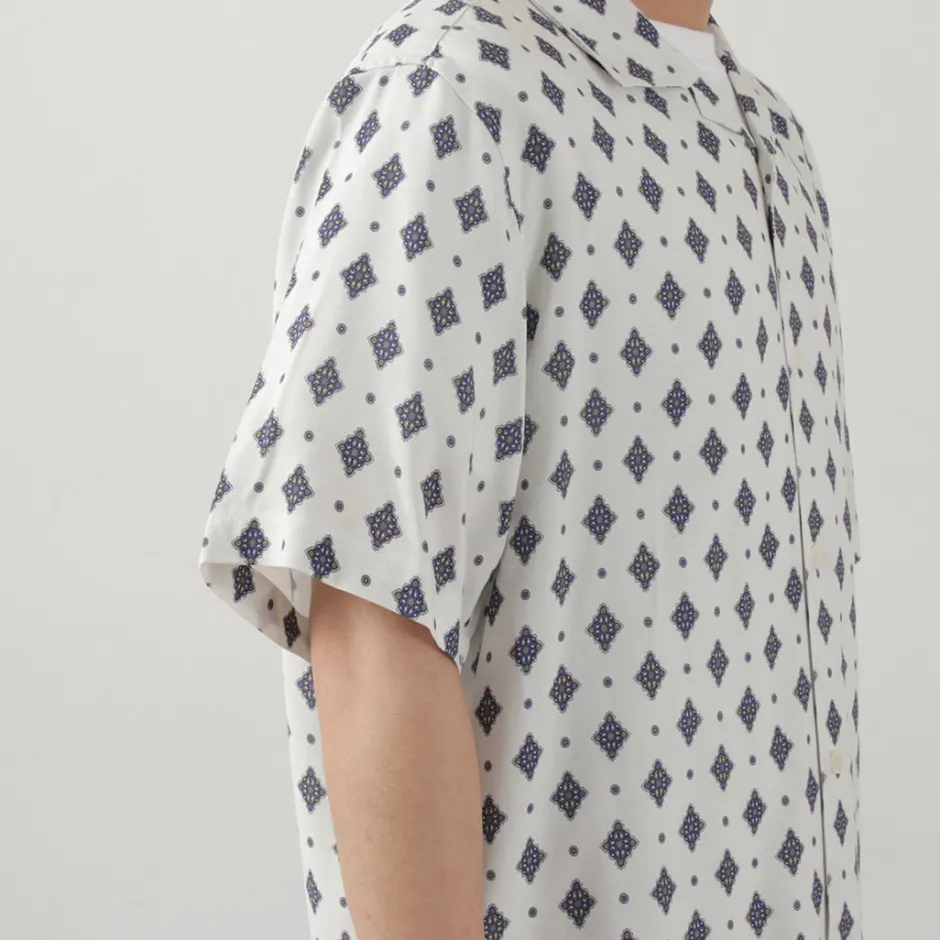 Shirts^WAX LONDON / Didcot Short Sleeve Shirt Ditsy Tile
