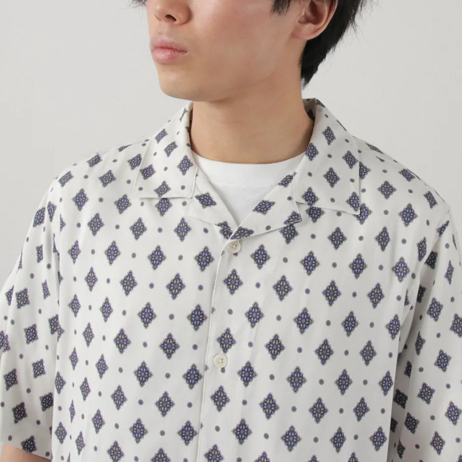 Shirts^WAX LONDON / Didcot Short Sleeve Shirt Ditsy Tile