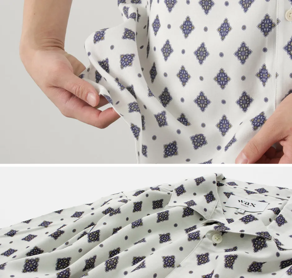 Shirts^WAX LONDON / Didcot Short Sleeve Shirt Ditsy Tile