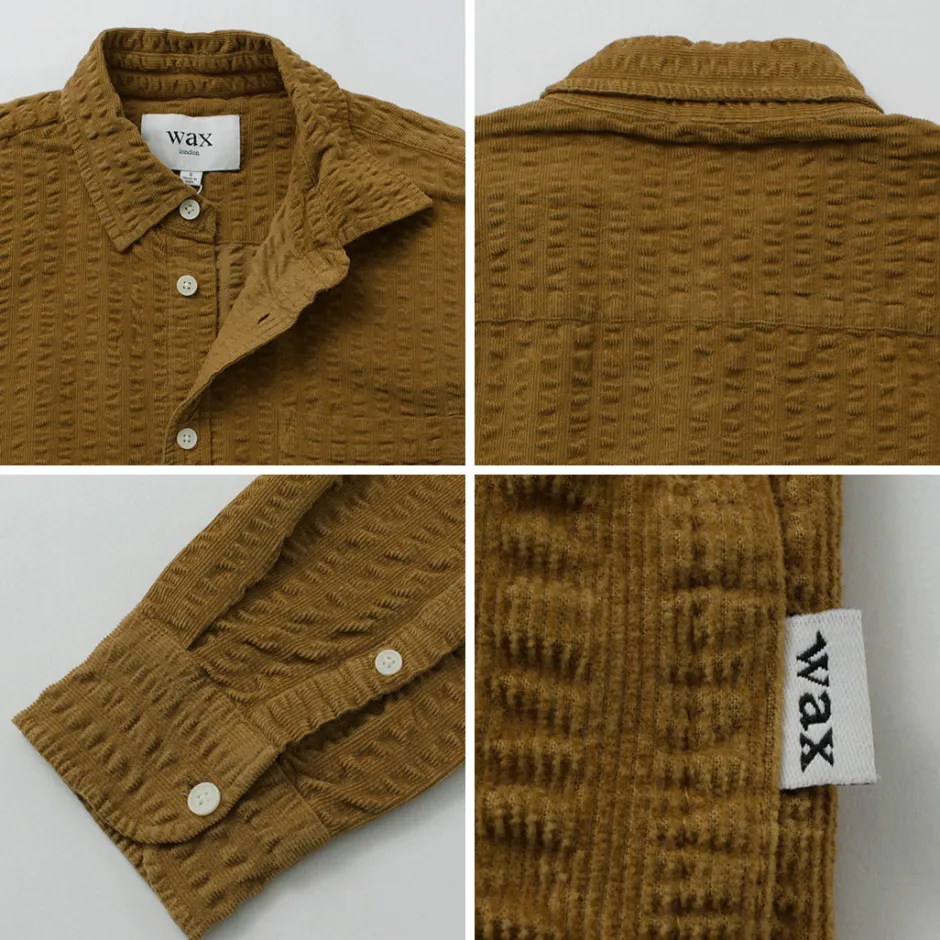Shirts^WAX LONDON / sherry-shirt seersucker cord