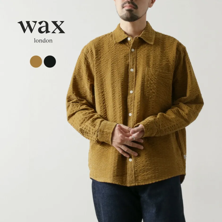 Shirts^WAX LONDON / sherry-shirt seersucker cord