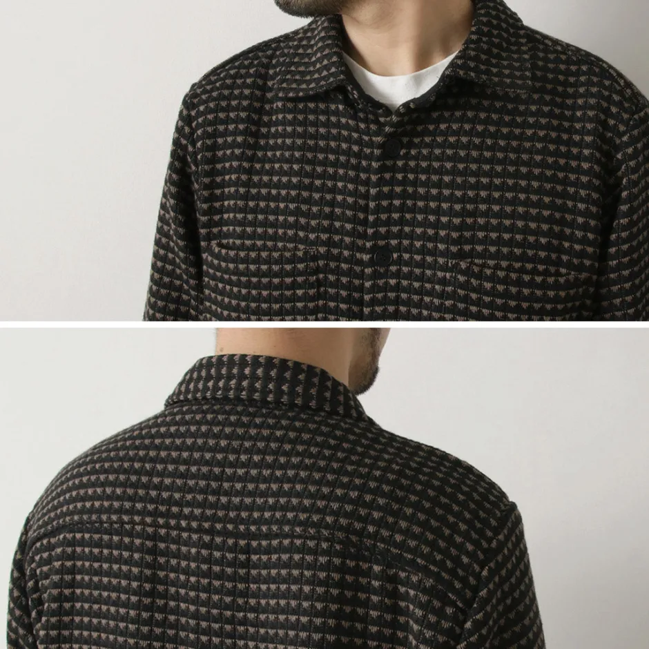 Shirts^WAX LONDON / Whiting overshirt black_beige