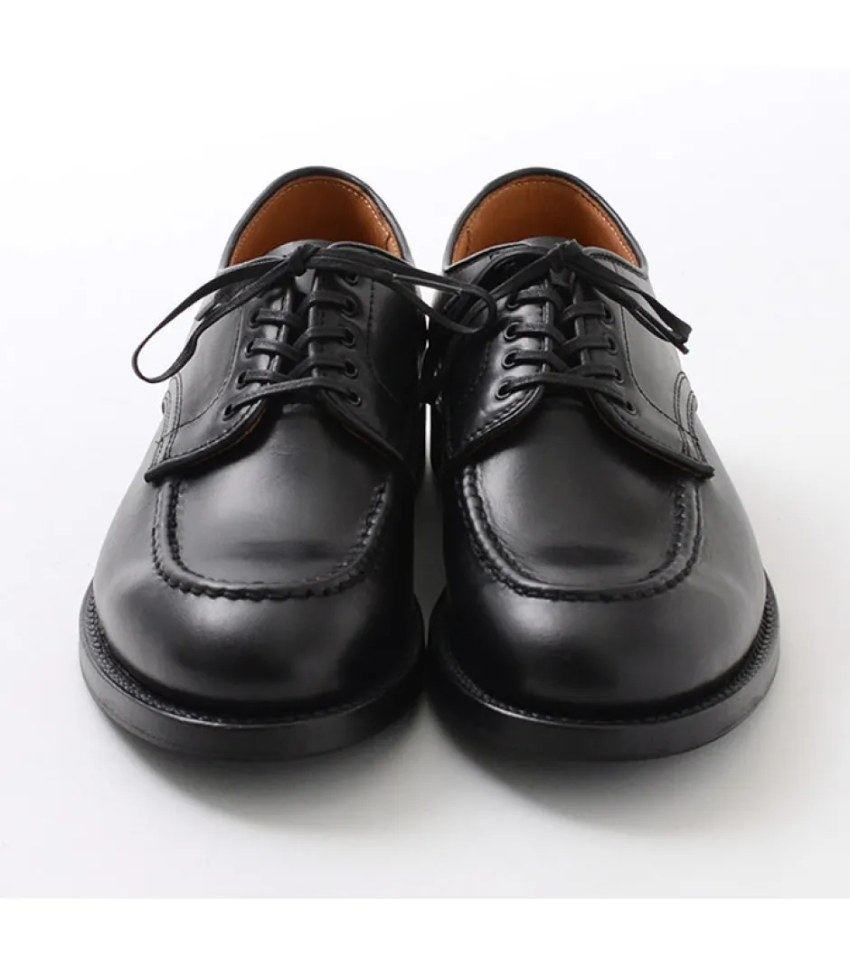Leather Shoes & Boots^WHEELROBE / 15078 Heavy Stitching Moc Toe Leather Shoes